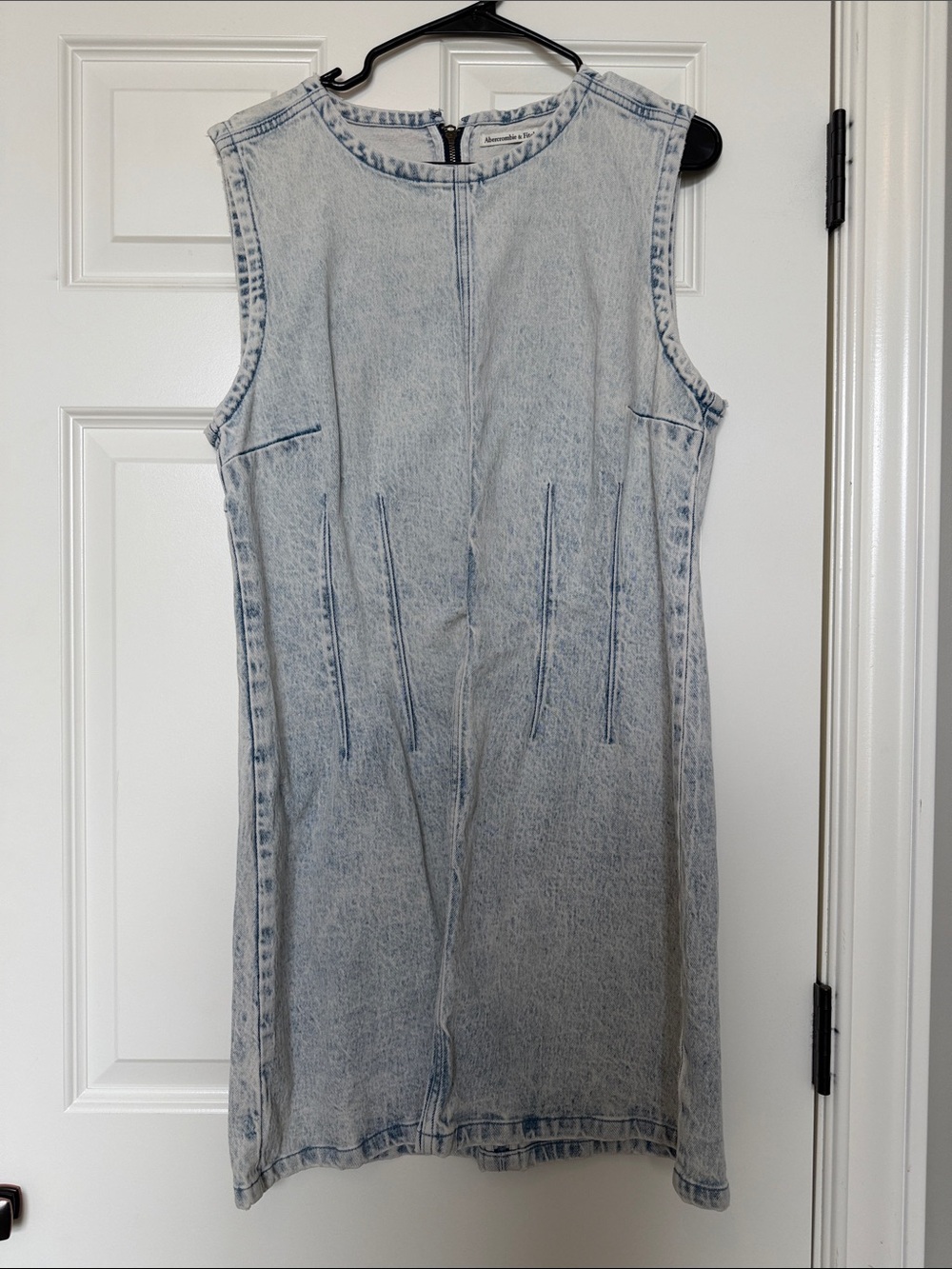 Abercrombie Washed Light Blue Denim Sleeveless Dress